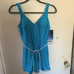 New with tags GABAR Polka Dot One Piece Swimsuit SZ10
